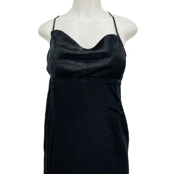 NWT Show Me Your Mumu Women's Winslet Cowl Black Cocktail Party Maxi Dress Small - Picture 5 of 12